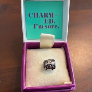 Sterling Silver Lucky Four Leaf Clover Bead Charm